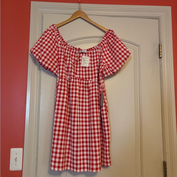 PETAL & PUP Medium Red Gingham Dress. NWT! - Picture 3 of 6